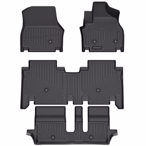 Kia EV9 2024+ 7 seater All weather 3D/5D moulded TPE car mats – Right Hand Drive