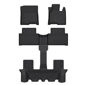 Kia Sorento 2020+ MQ4 (Hybrid) 7 Seater Series All weather 3D/5D moulded TPE car mats – Right Hand Drive