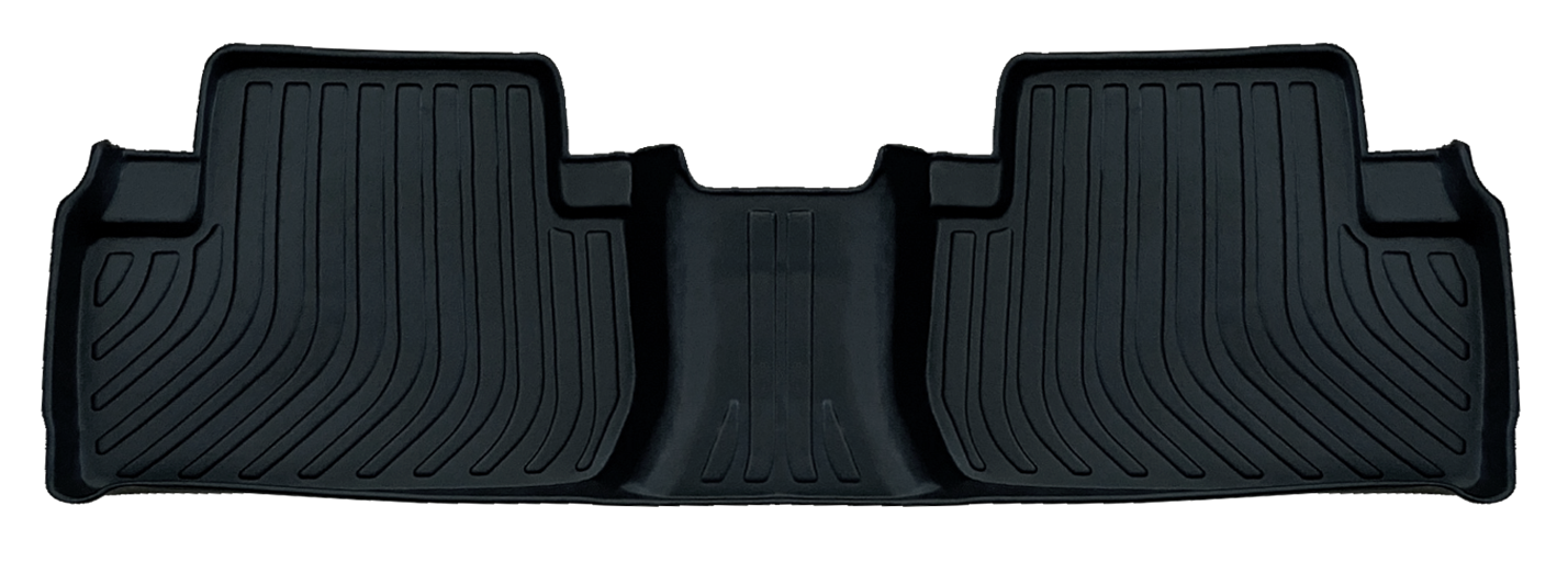 thumbnail image 2 of Vehiclab TPE Rubber All-Weather Floor Mats For Mitsubishi Outlander PHEV Mk3 (2014+) - 3-Piece Set, Black 2 of 6